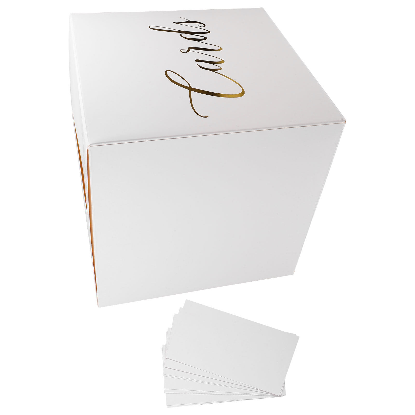 Wedding Card Box - 1 ชุด กล่องใส่การ์ดแต่งงาน กล่องของขวัญกระดาษใช้ซ้ำได้ สำหรับใส่การ์ดแต่งงาน ซองจดหมาย