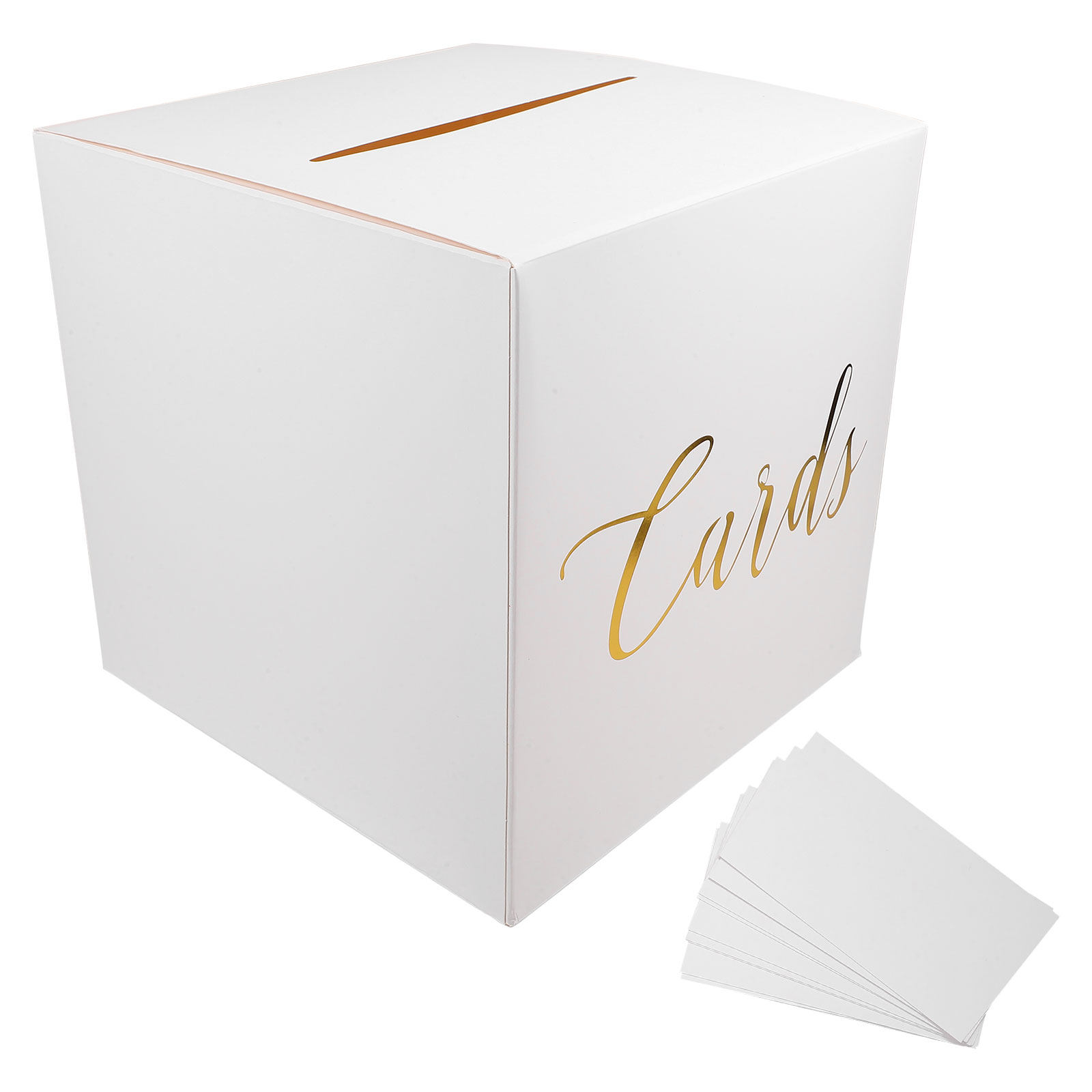 Wedding Card Box - 1 ชุด กล่องใส่การ์ดแต่งงาน กล่องใส่เงินของขวัญสไตล์รัสติก ที่ใส่ซองการ์ดแต่งงาน กล่องกระดาษเก็บของที่ระลึก