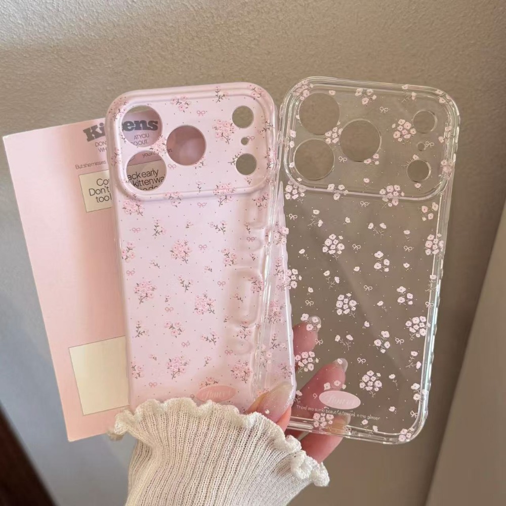 Good Floral & Wedding Decor Supply Photos - เคสโทรศัพท์มือถือลายการ์ตูนดอกไม้แตกแบบเรียบง่ายน่ารัก เหมาะสำหรับ iPhone 17 AIR 16
