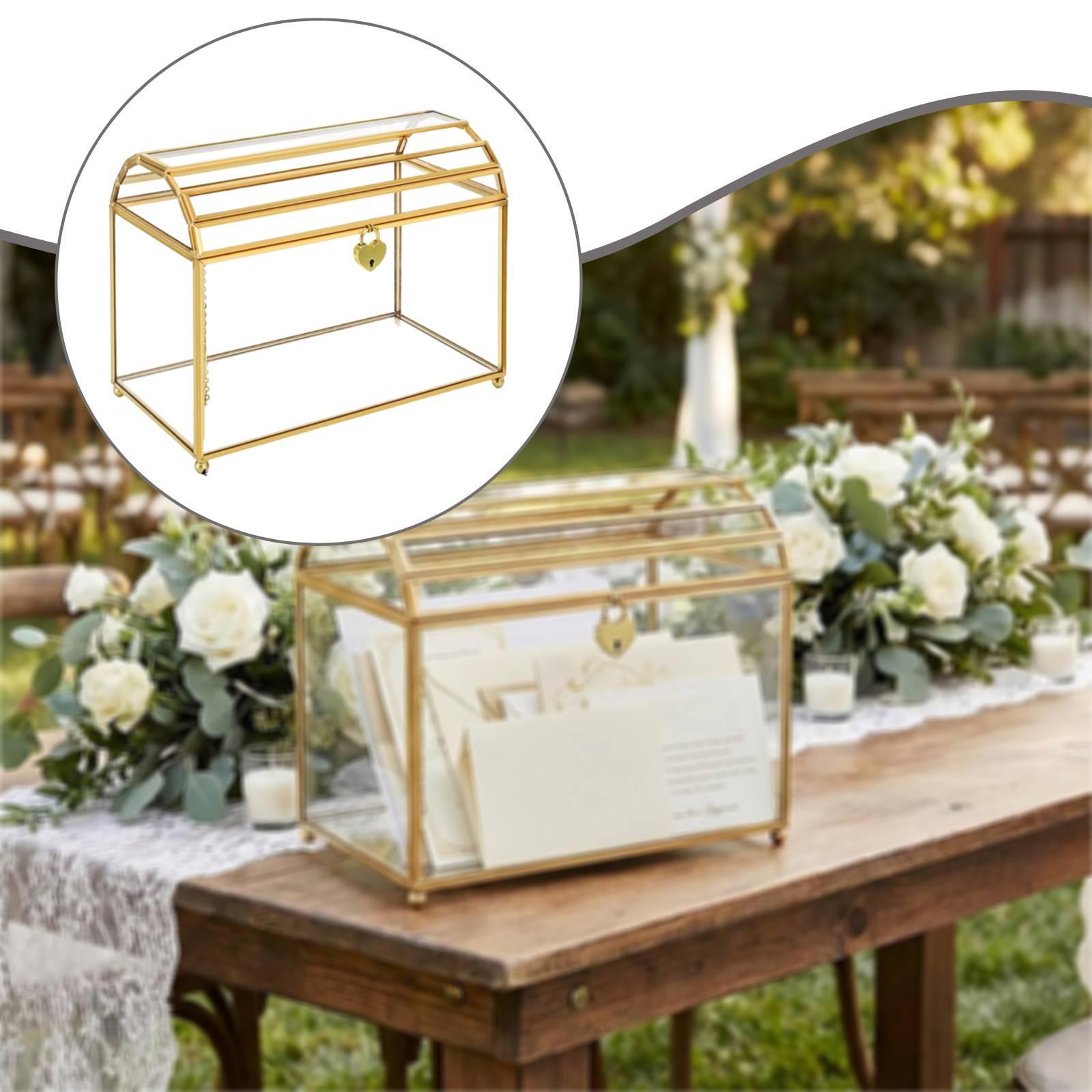 กล่องเก็บการ์ดแต่งงานแบบแก้วสำ - Wedding Card Box บทวิจารณ์และราคา