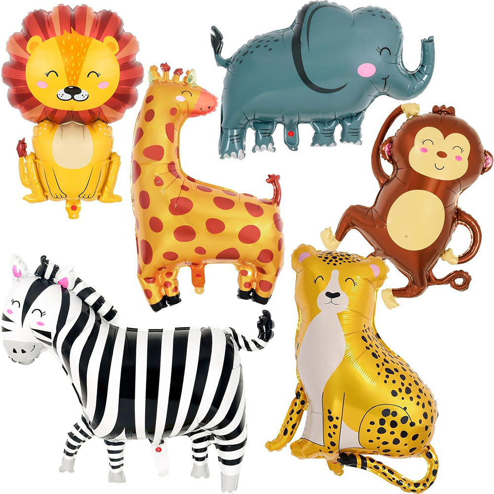 6 ชิ้นสัตว์ป่าอลูมิเนียมฟอยล์บ - Wedding Zoo บทวิจารณ์และราคา