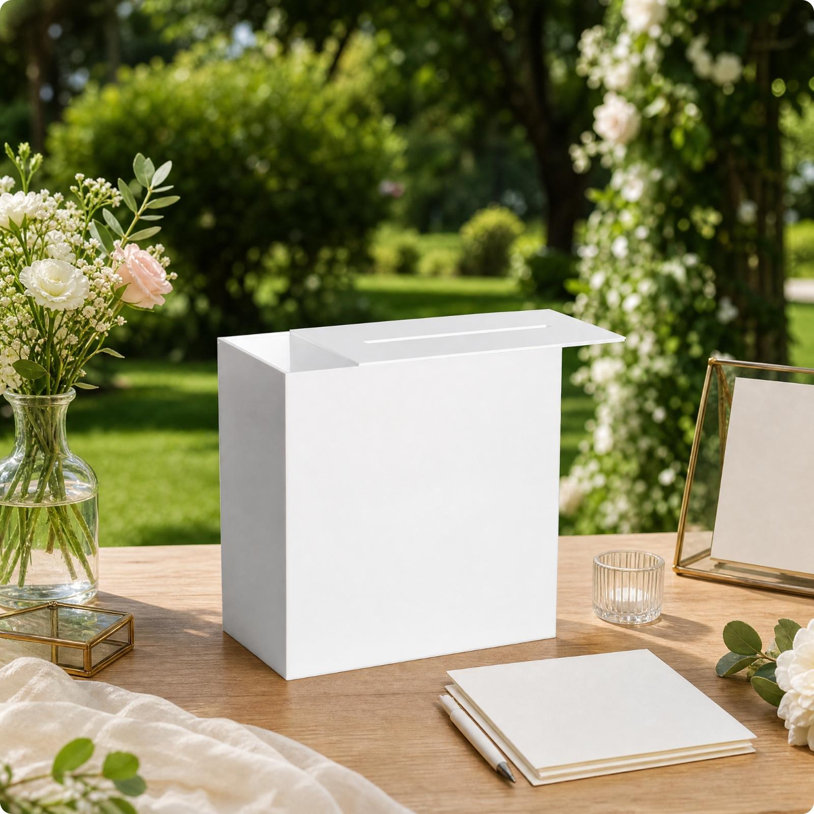 กล่องเก็บการ์ดอะคริลิกใส พร้อม - Wedding Card Box บทวิจารณ์และราคา