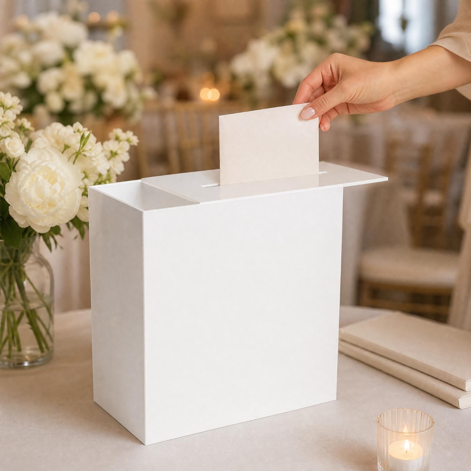 กล่องเก็บการ์ดอะคริลิกใส พร้อม - Wedding Card Box บทวิจารณ์และราคา